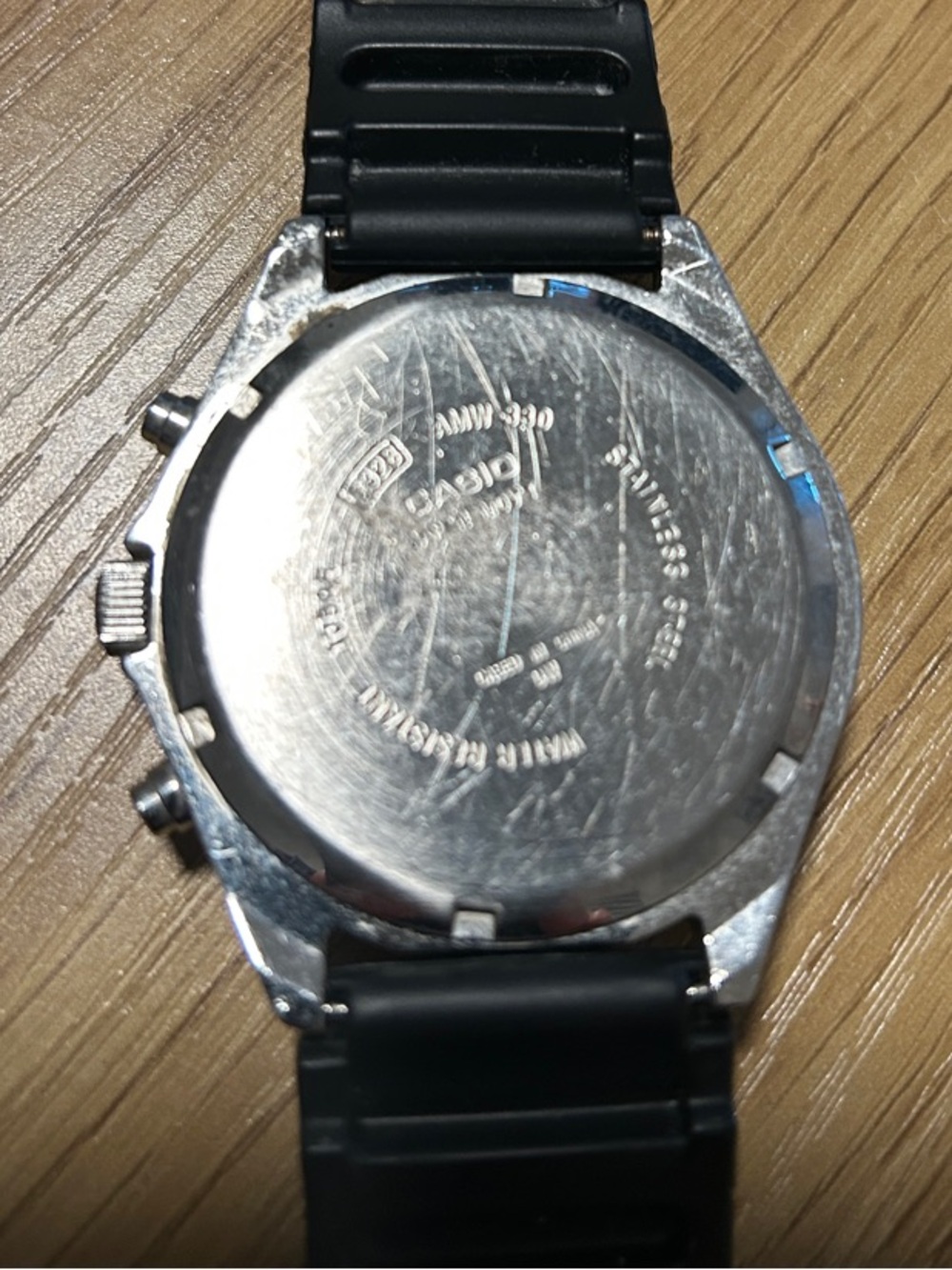 Casio Silver Dial Black Bezel Men's Watch - Picture 2 of 3